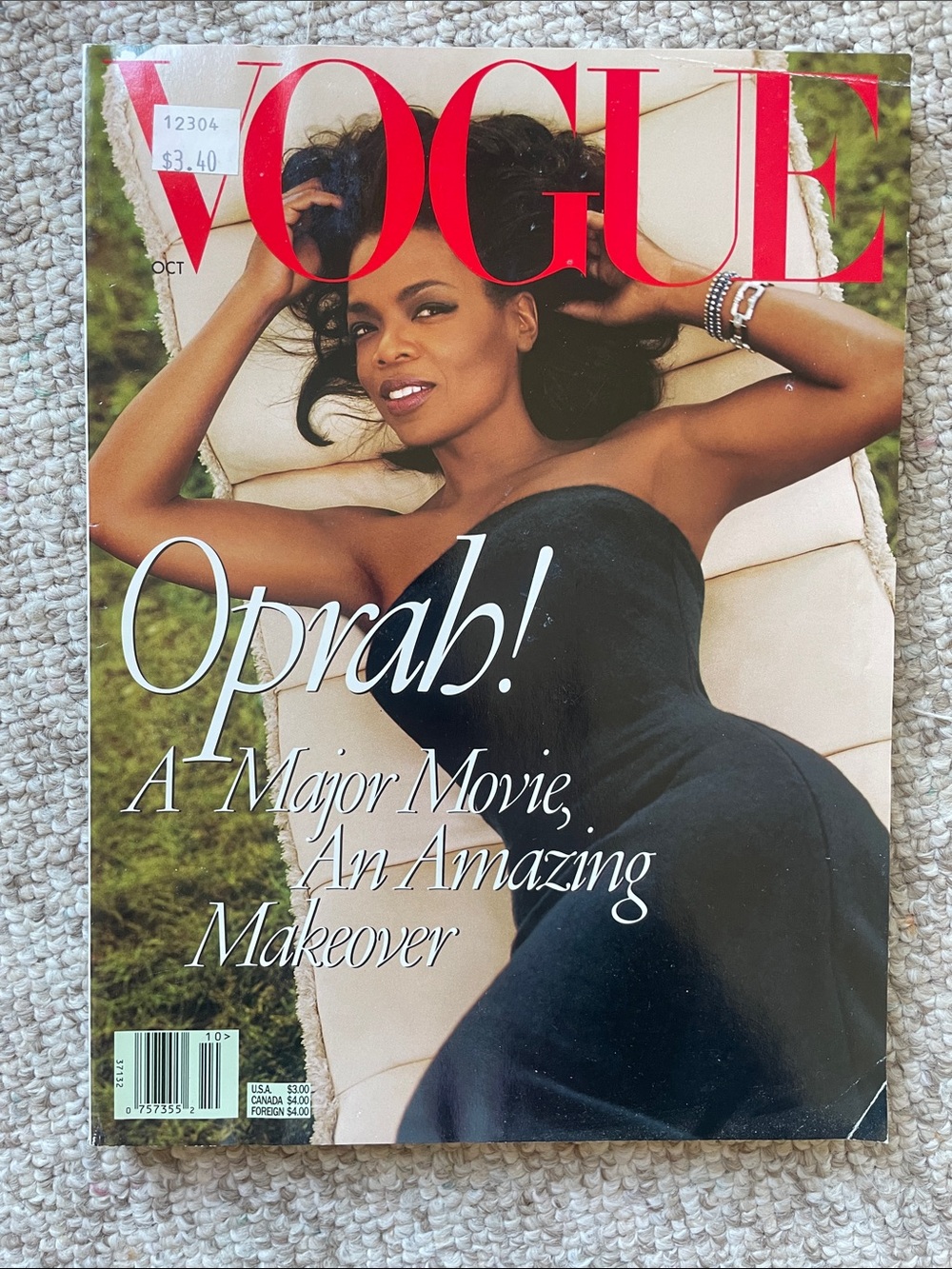 Vogue Magazine — October 1998, Cover Featuring Oprah